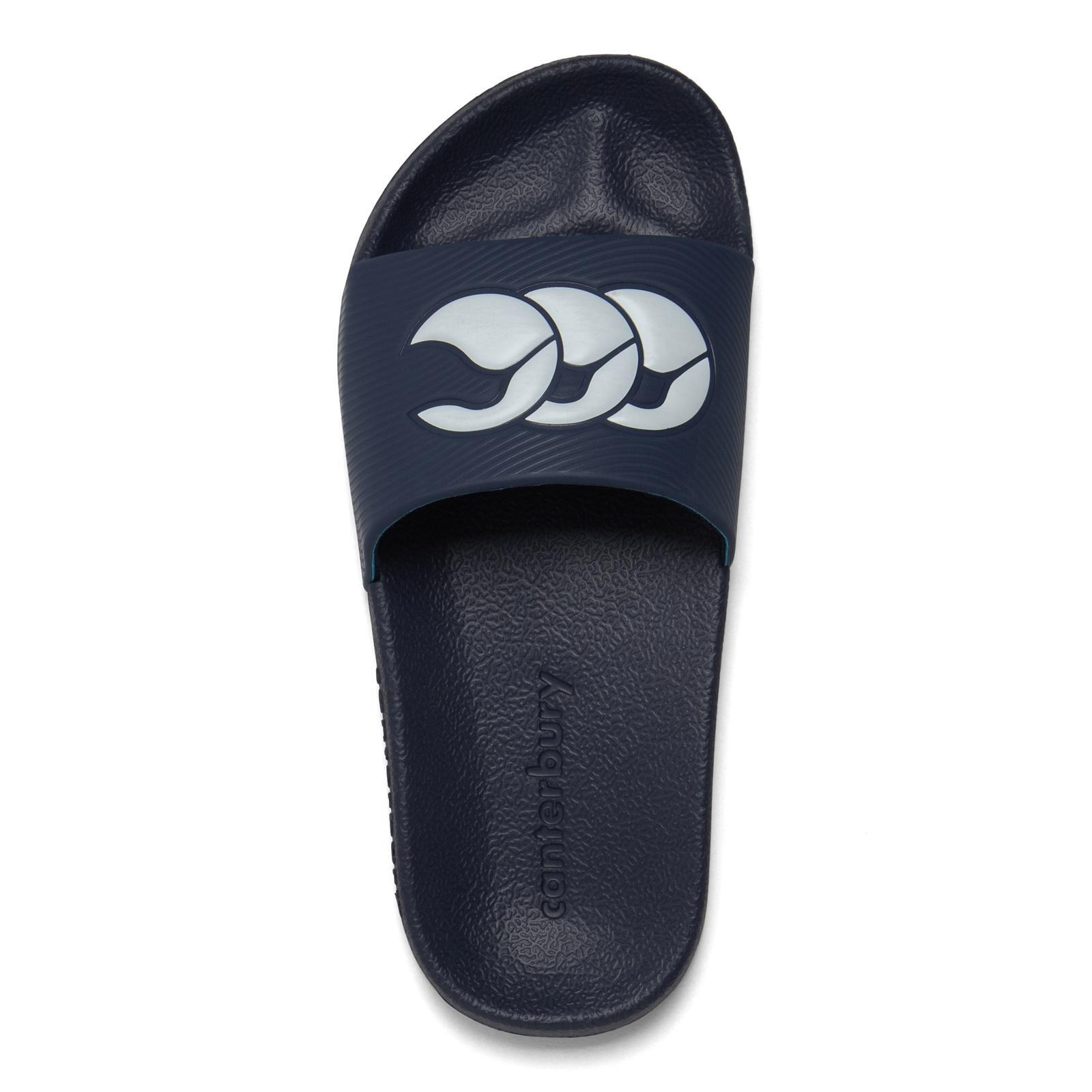 CANTERBURY Unisex Adult Wide Sliders (Navy/White)