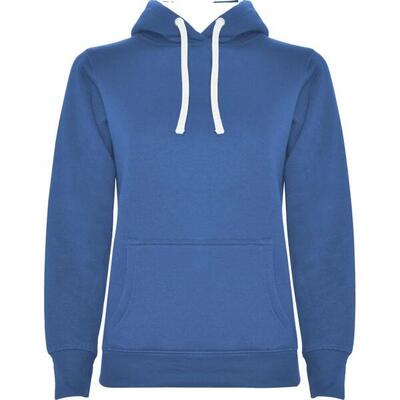 Dames urban hooded polycotton sweatshirt (venture groen)