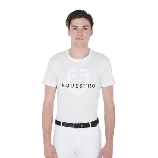 T-shirt coupe slim avec logo Equestro