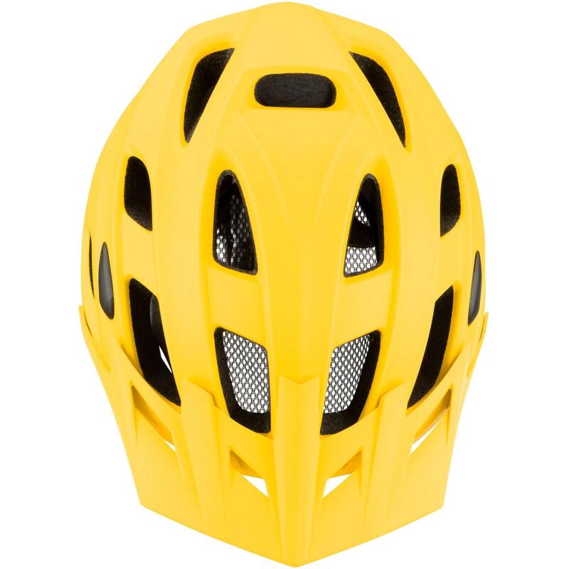 Cască de bicicletă reglabilă 1936 cu LED USB, galben, L (59–61 cm)