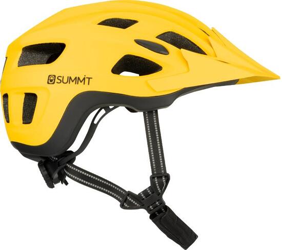 Casque de vélo ajustable 1936 avec LED USB, jaune, L