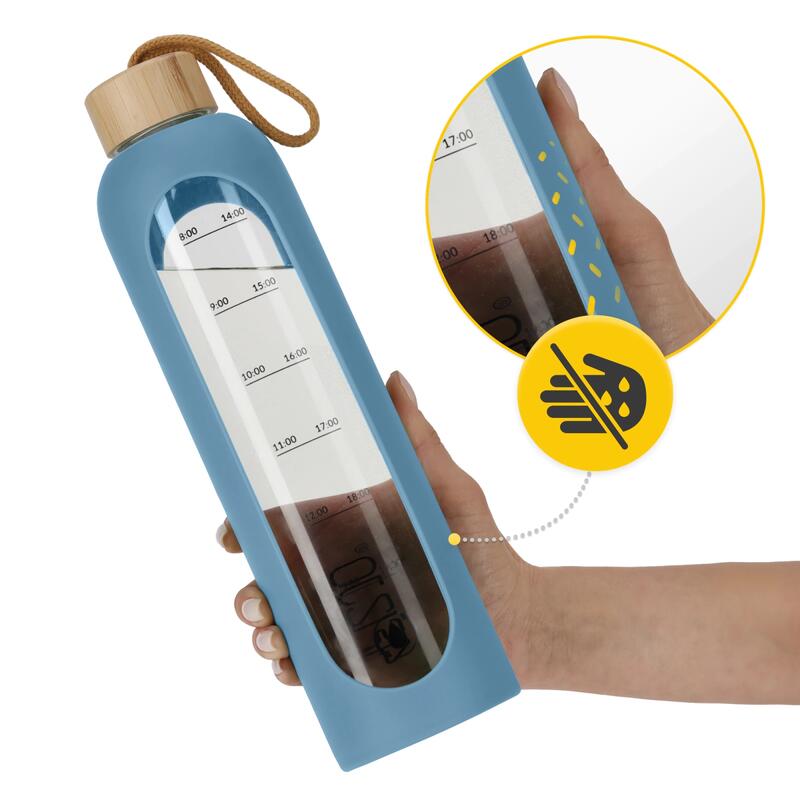 Sticlă de apă sportivă din sticlă 4FIZJO 1000 ml
