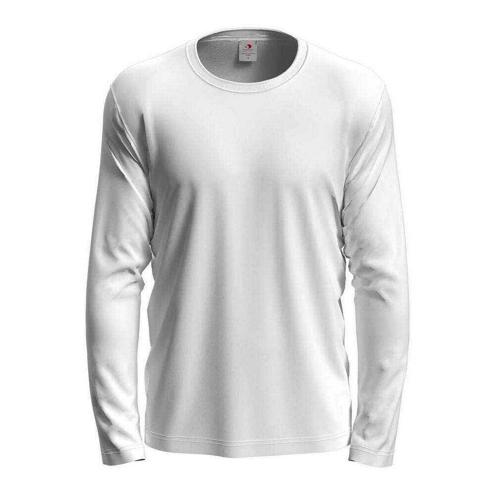 Mens Classic LongSleeved TShirt (White)