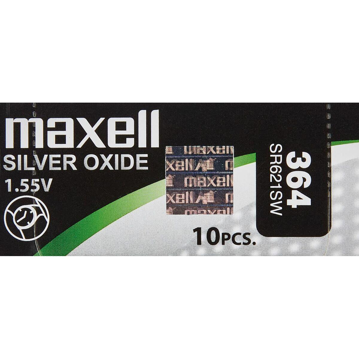 Knoopcel Maxell SR621SW 364 Knoopcelbatterij 3/5