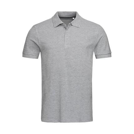 Heren Lux Heather Poloshirt (Grijze Heide)