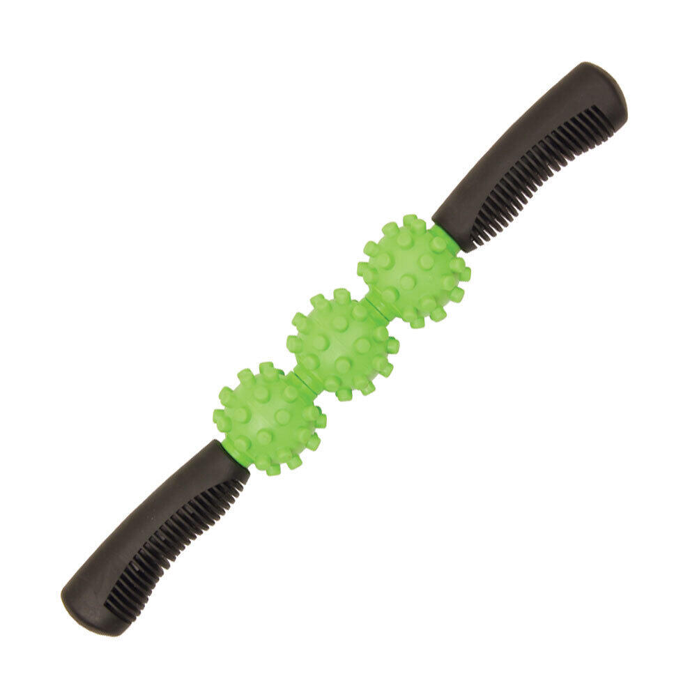 FITNESS-MAD Atom Handheld Body Massager (Black/Lime Green)