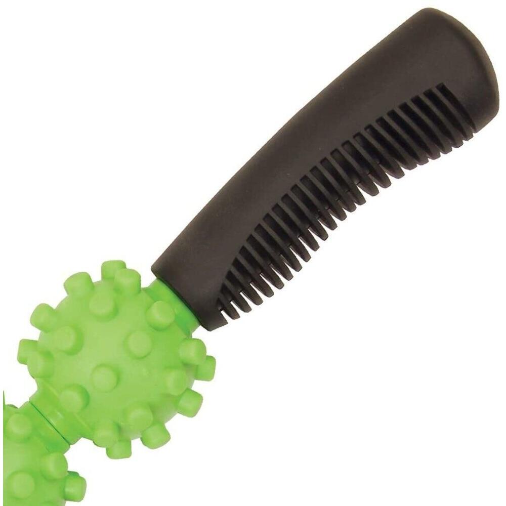 Atom Handheld Body Massager (Black/Lime Green) 2/4