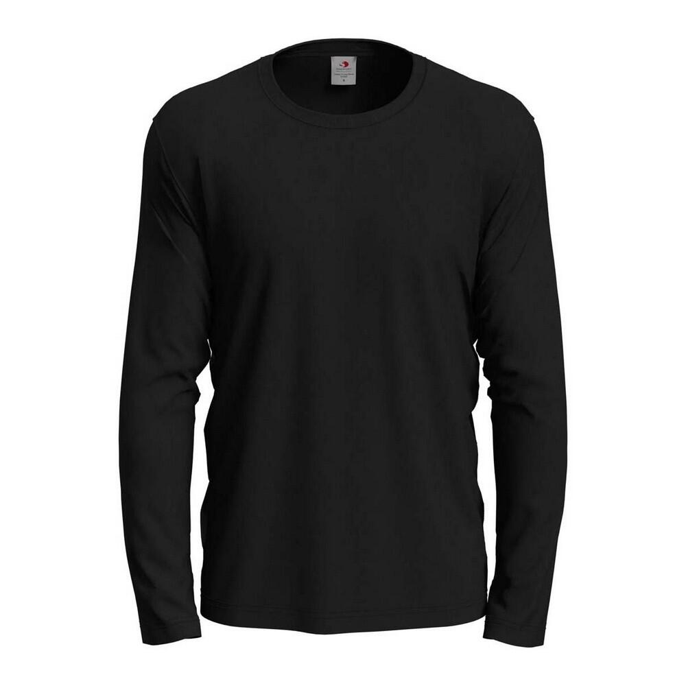 Mens Classic LongSleeved TShirt (Black Opal)
