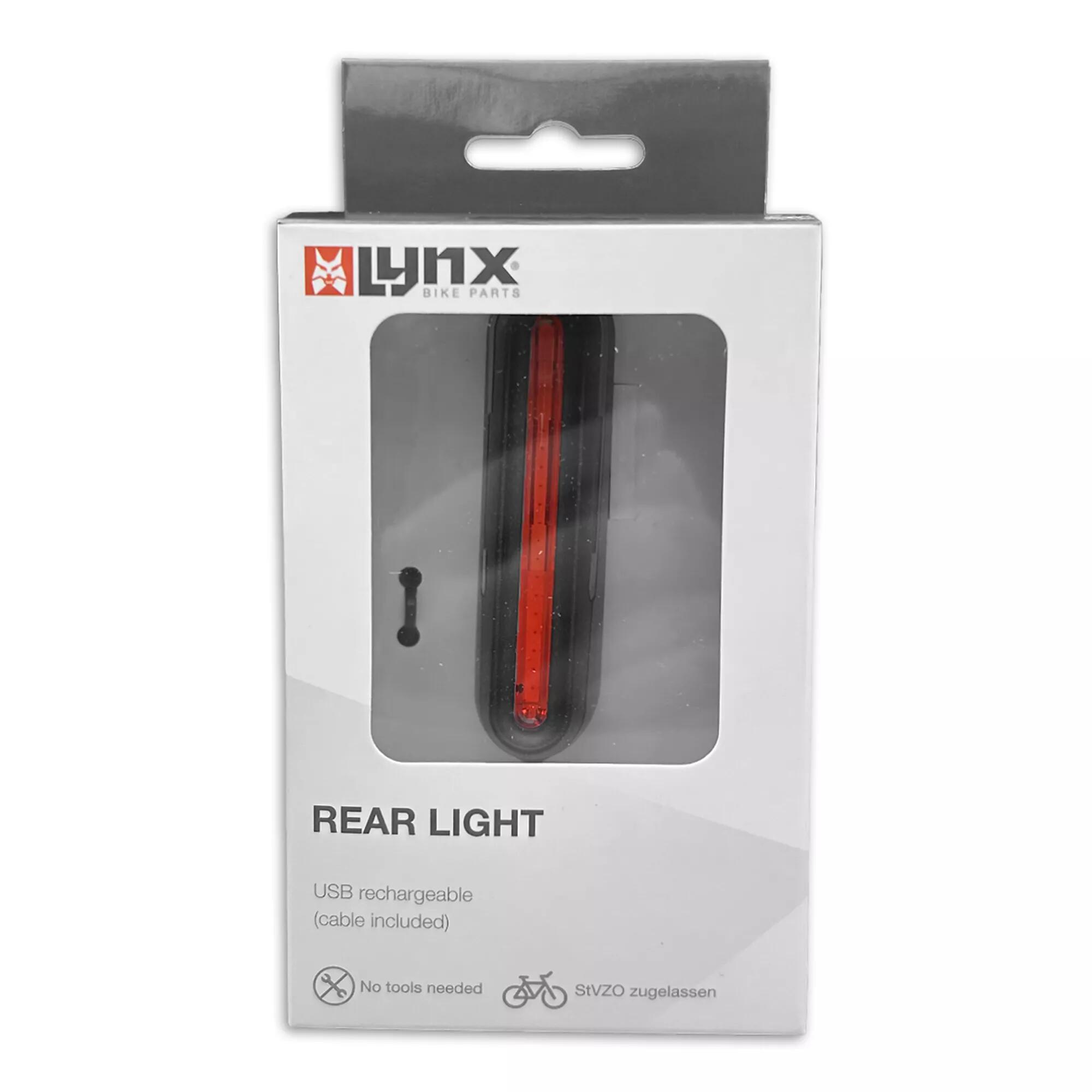 DANSI, Büchel Micro Lens-Fanale posteriore a LED, ioni di litio, approvato StVZO, spia di controllo della batteria Unisex adulto, Nero