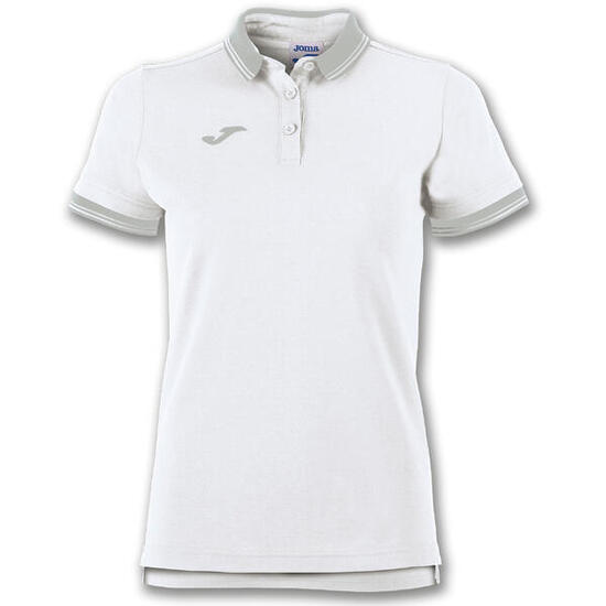 Polo Manches Courtes Femme Joma Bali II Blanc