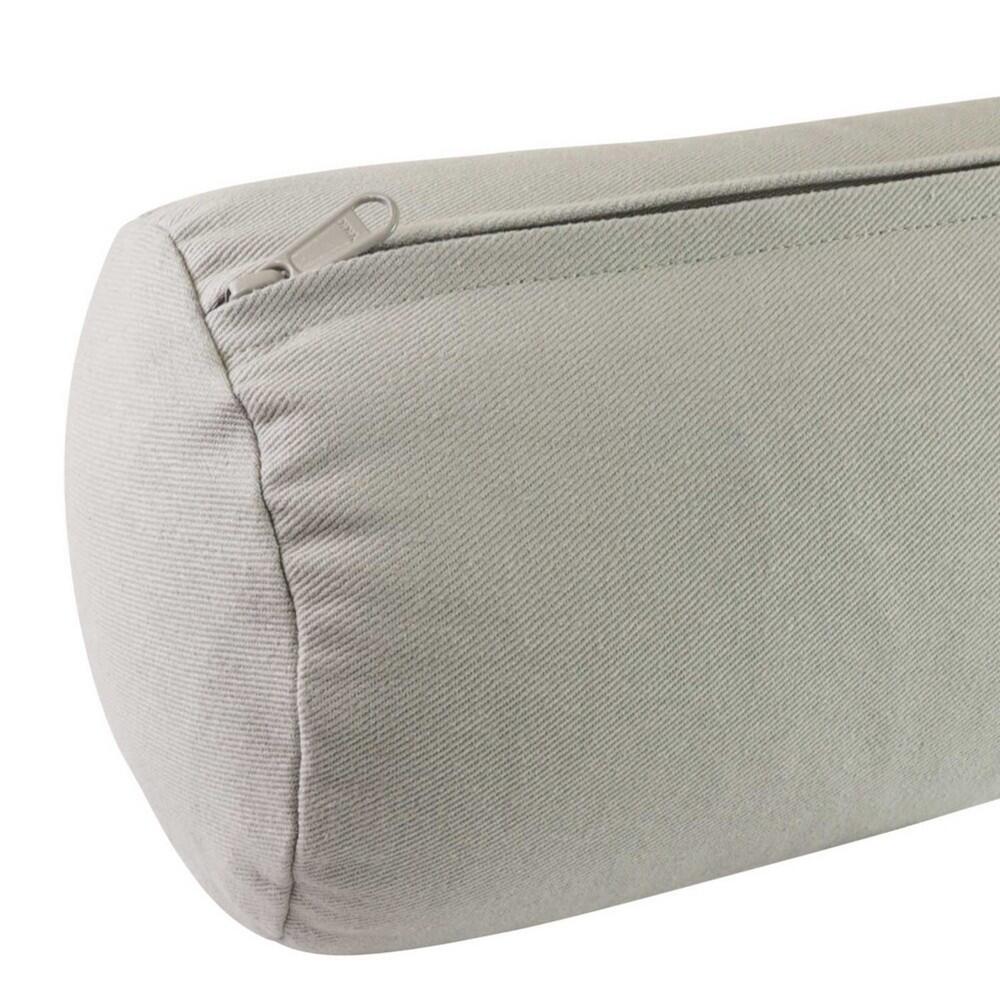 Buckwheat Mini Yoga Bolster (Grey) 2/3