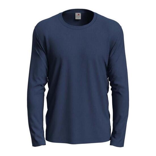 Maglietta Manica Lunga Uomo Stedman Classic Opale Nero