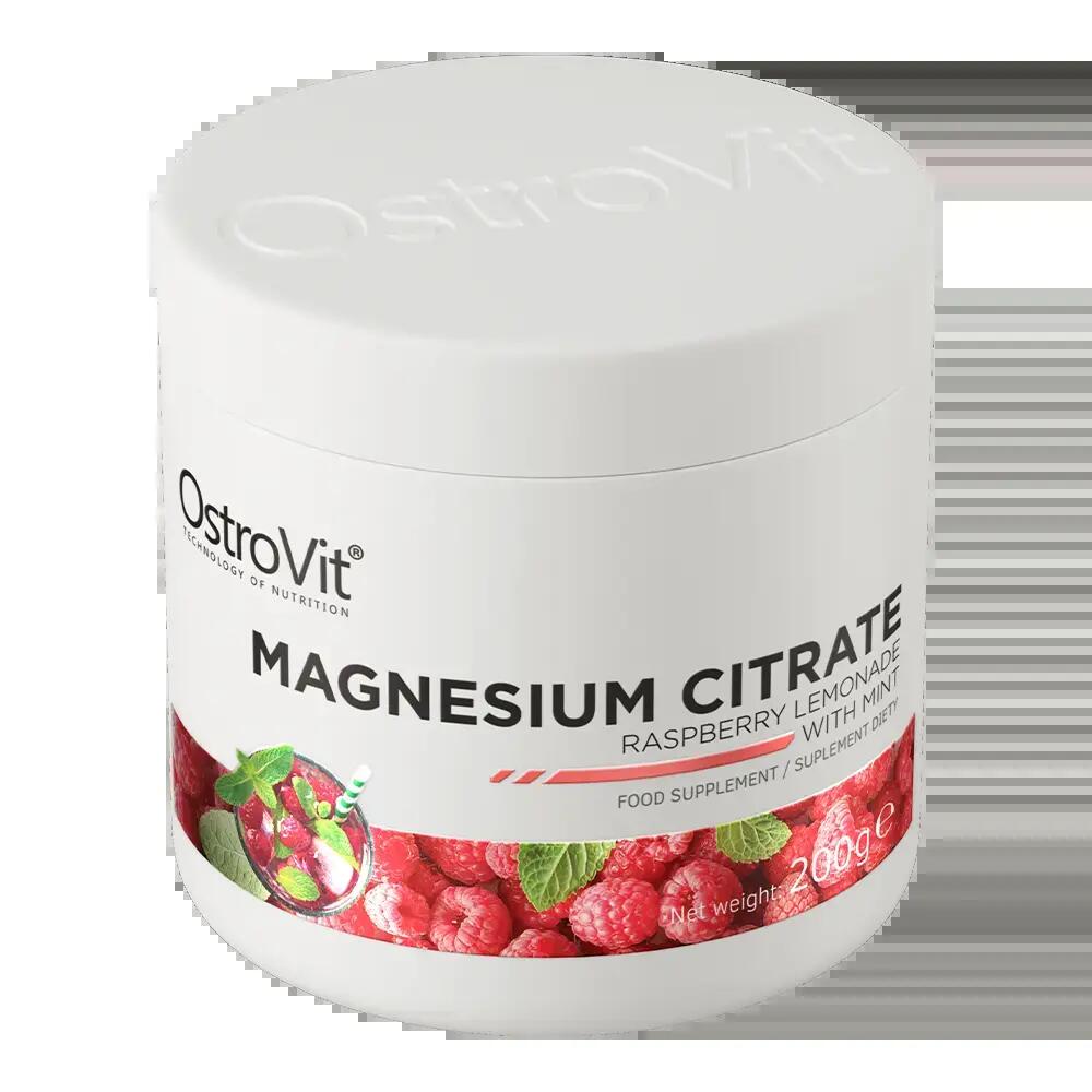 OstroVit Magnesium Citrate 200g Raspberry Lemonade With Mint 2/3