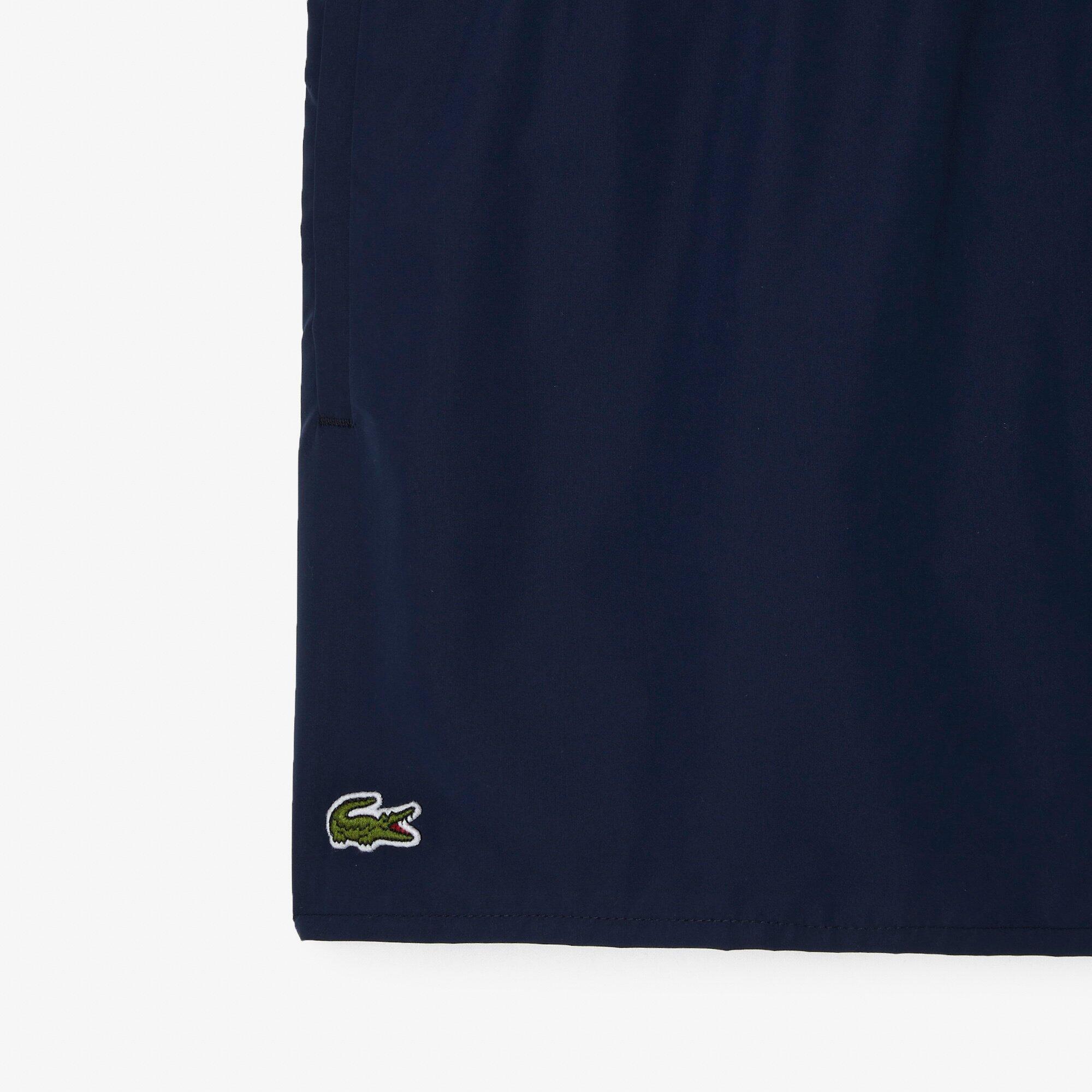 Lacoste Modelo Short Sleeved Ribbed Collar Cor Azul 3/7