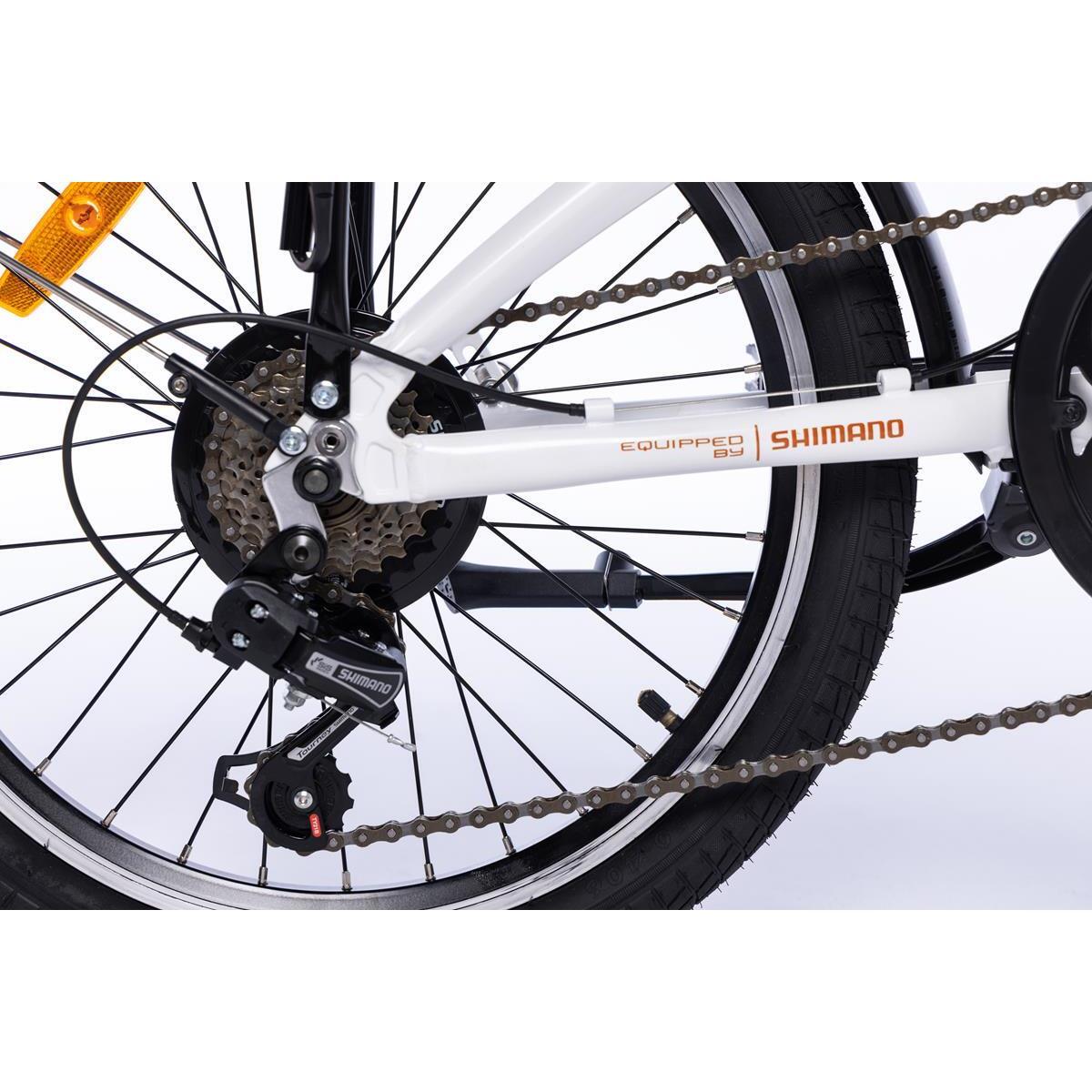 Vouwfietsen LIGHT 20", Aluminium, SHIMANO 7 versnellingen, Zadelcomfort 4/7