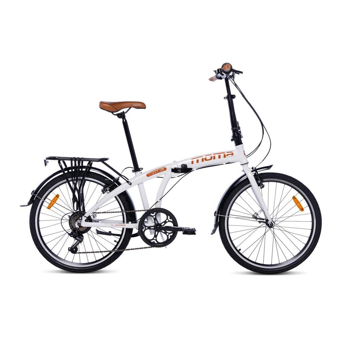MOMA BIKES Bicicleta Urbana Dobrável LIGHT 24", Alumínio, 7 Velocidades SHIMANO