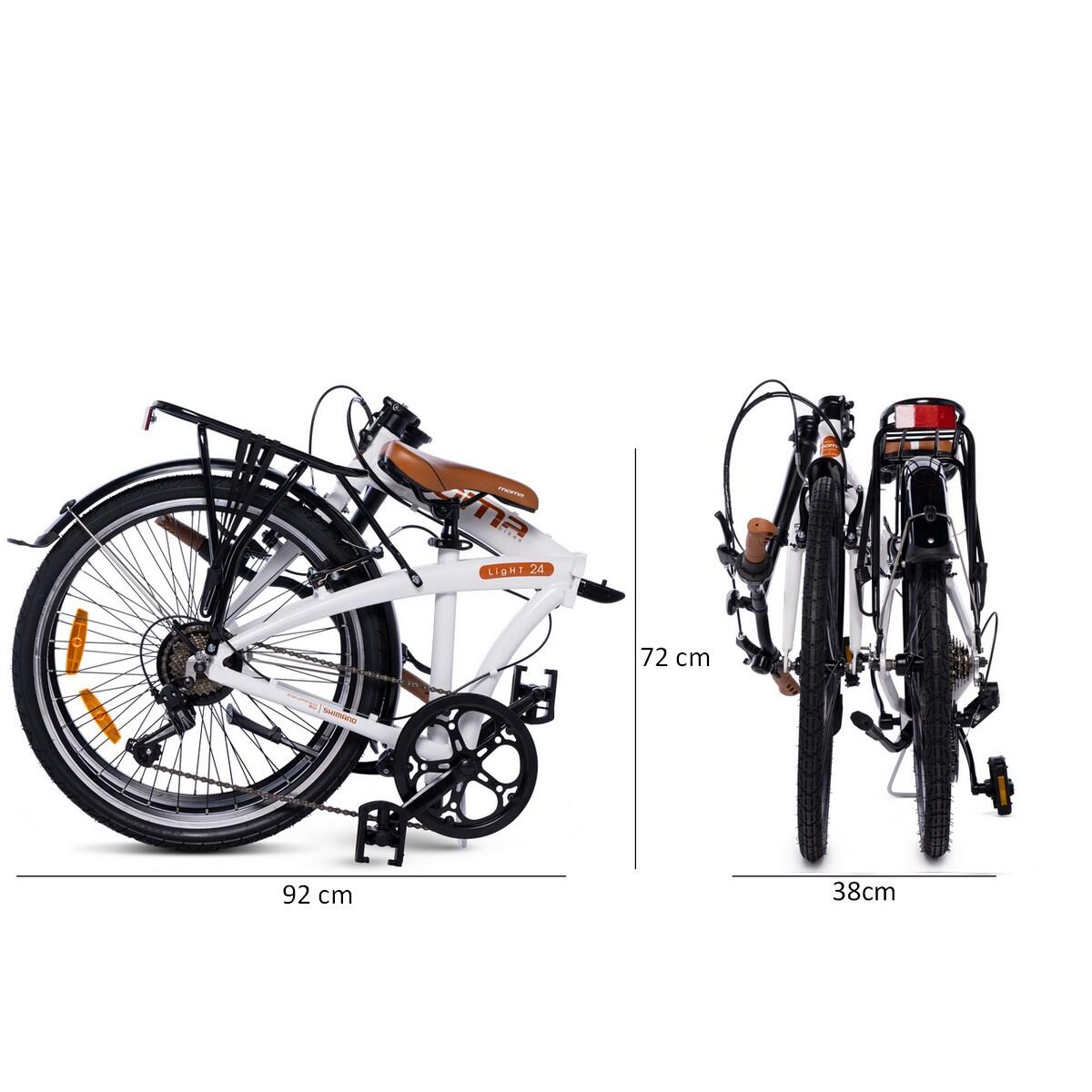 Vélo de Ville Pliant LIGHT 24", Aluminium, SHIMANO 7v, Selle Comfort 3/7