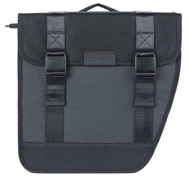 Basil Tour Double Bike Bag - Waterproof 28L - Black 3/9