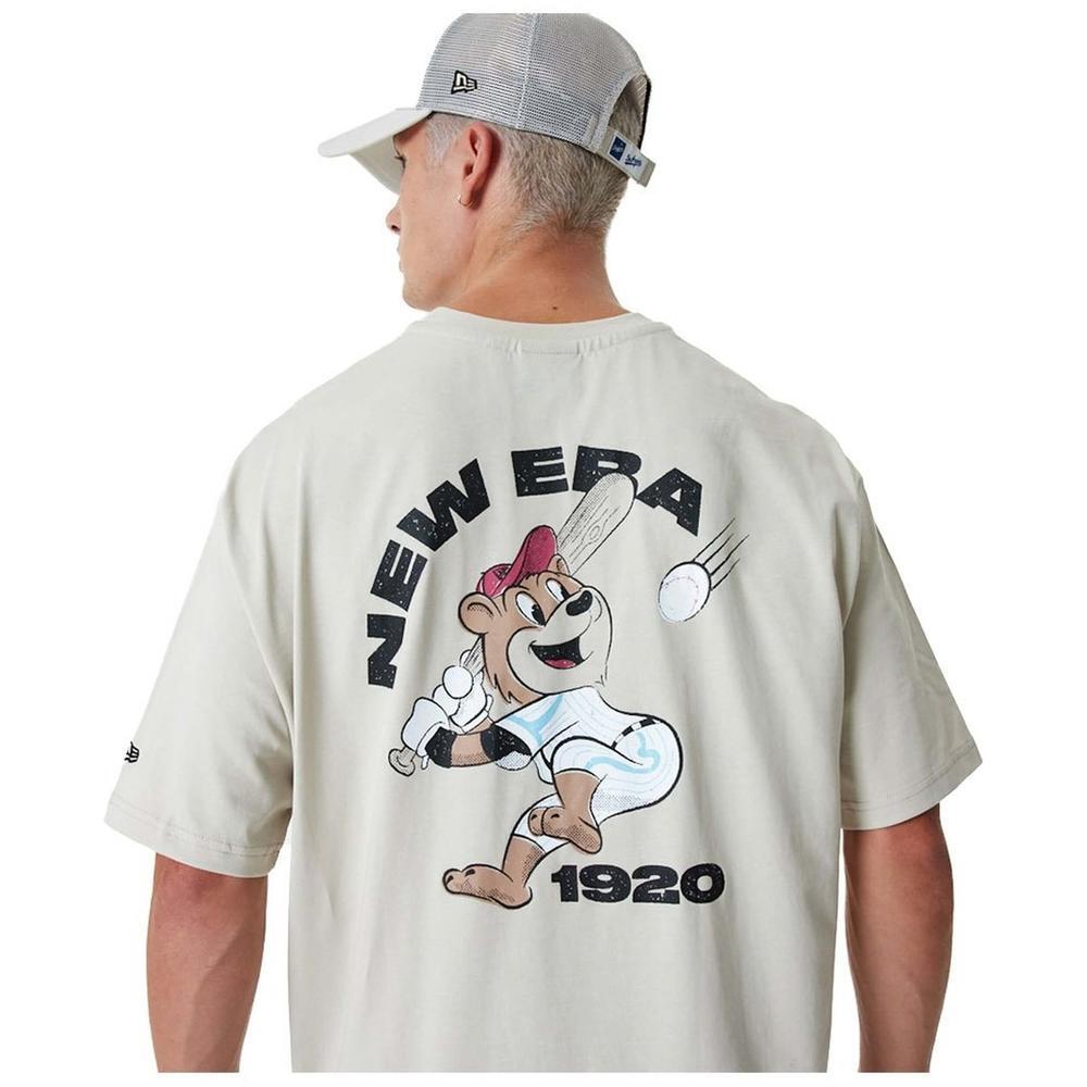 T-Shirt New Era Oversize Beige Unisex 5/5