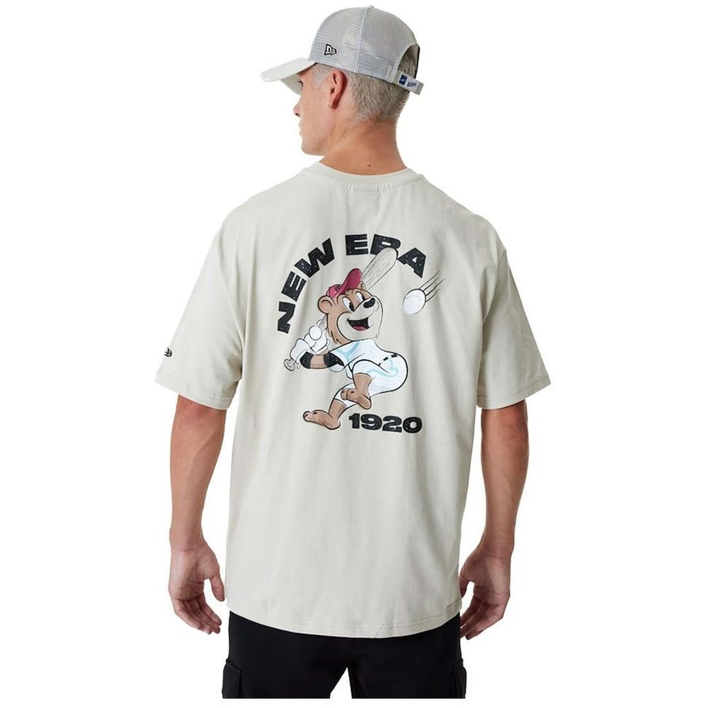 T-Shirt New Era Oversize Beige Unisex 2/5