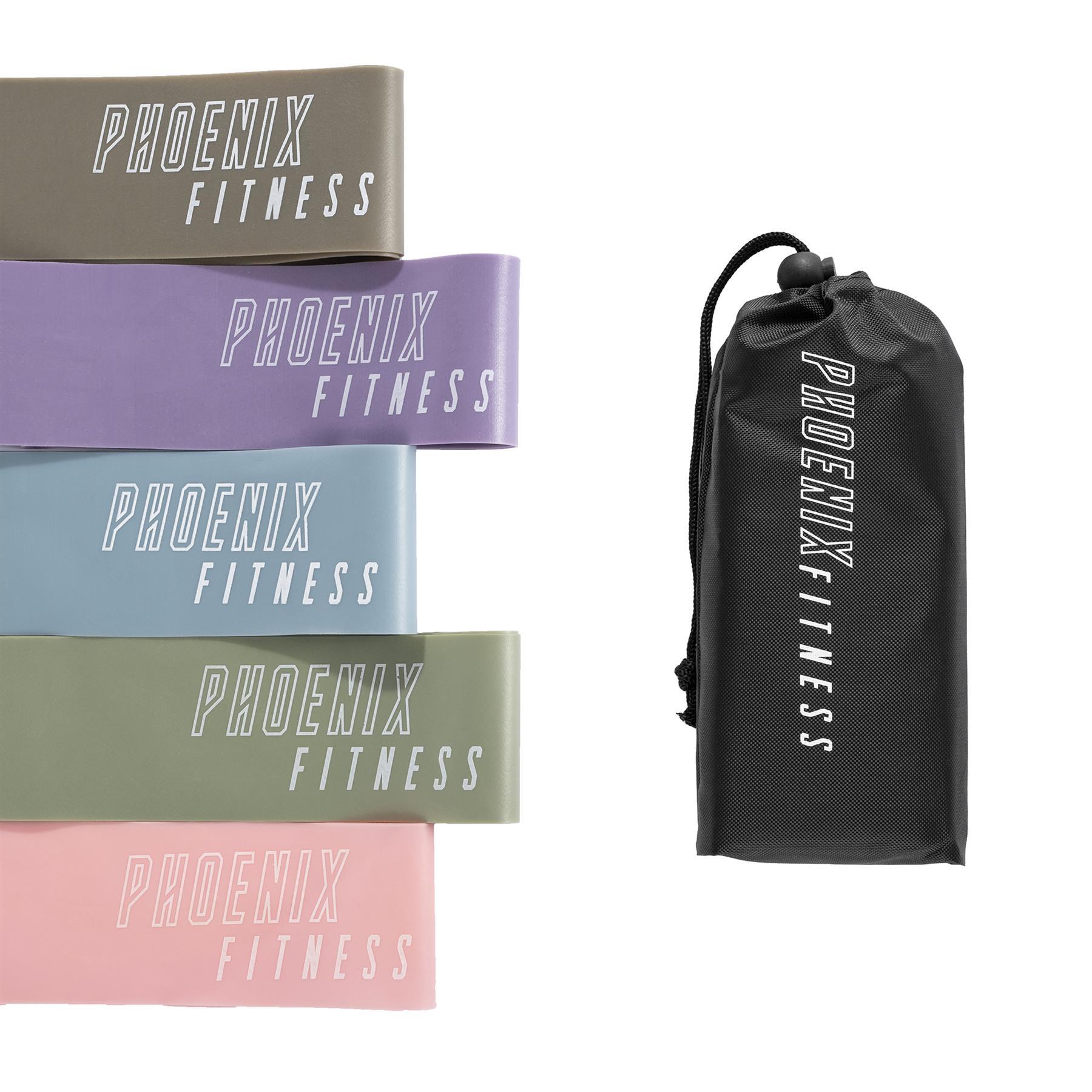 Phoenix Fitness Resistance Bands - Pastel 5/5