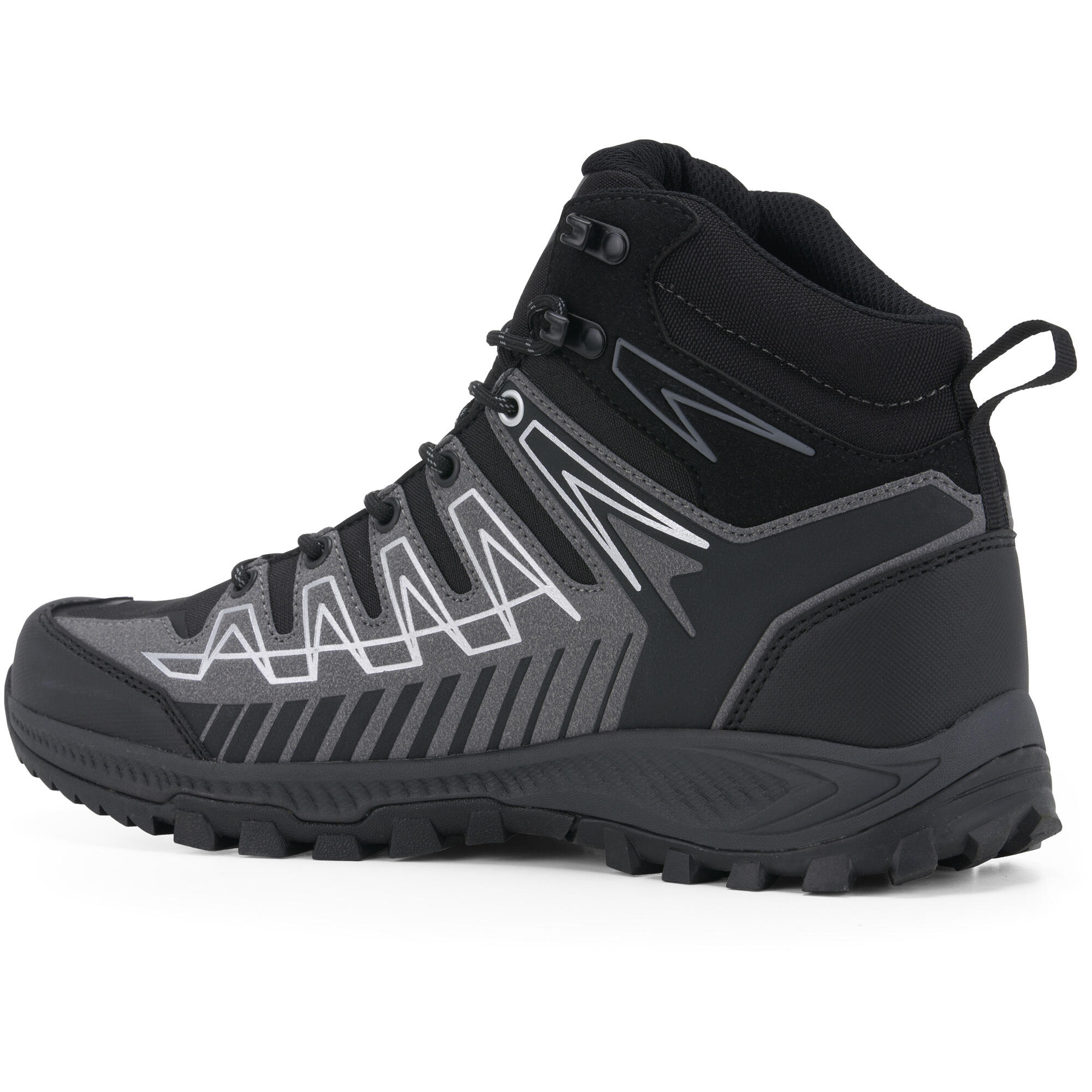 Trekking Schoenen Heren THUNDER MID WP ZWART - GRIJS 6/7