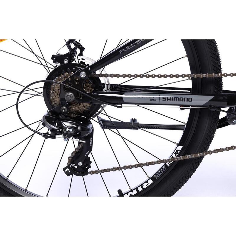 ROCK 26" FS MTB, , SHIMANO complet 21 viteze, frâne pe disc, suspensie completă