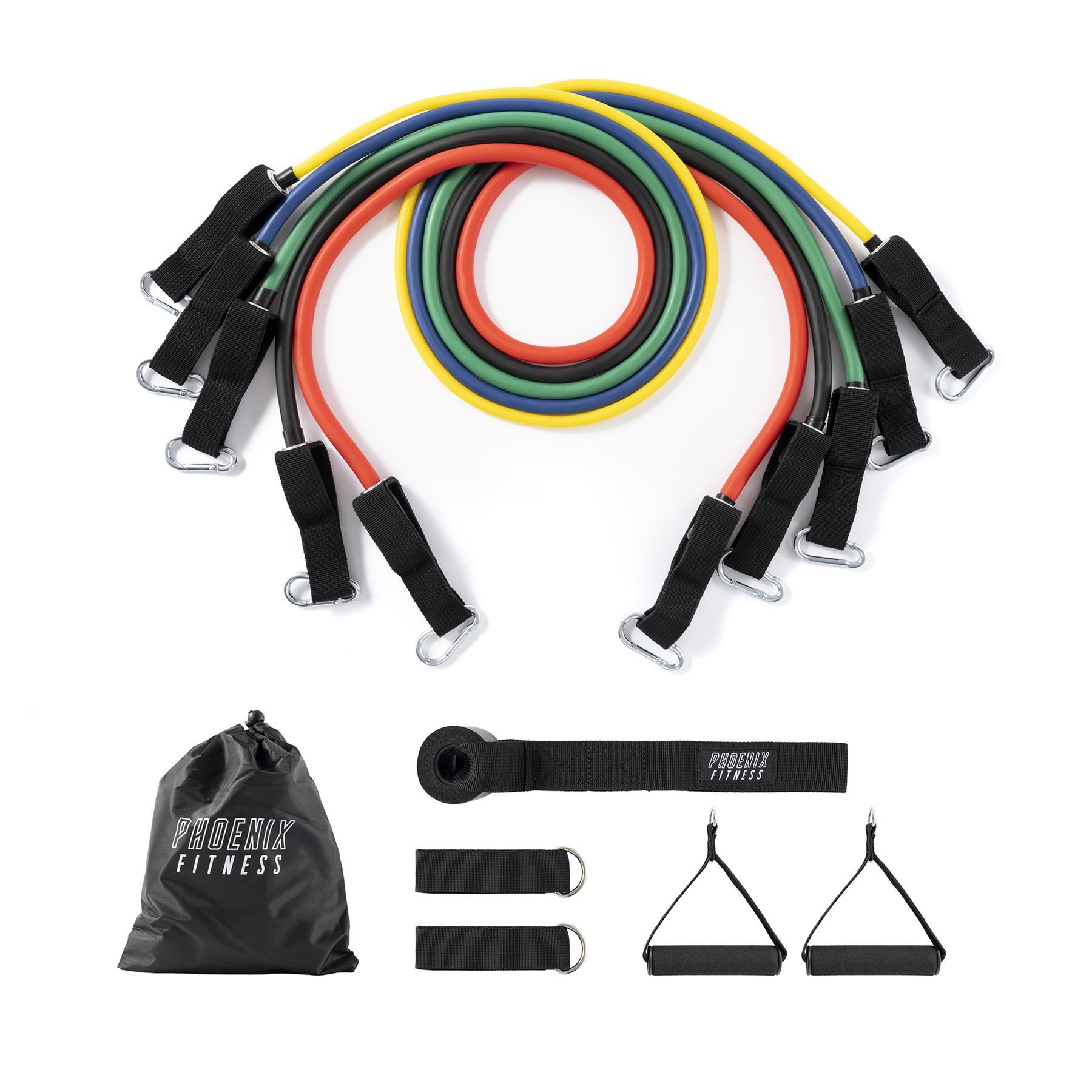Phoenix Fitness Resistance Bands - Bright 6/6