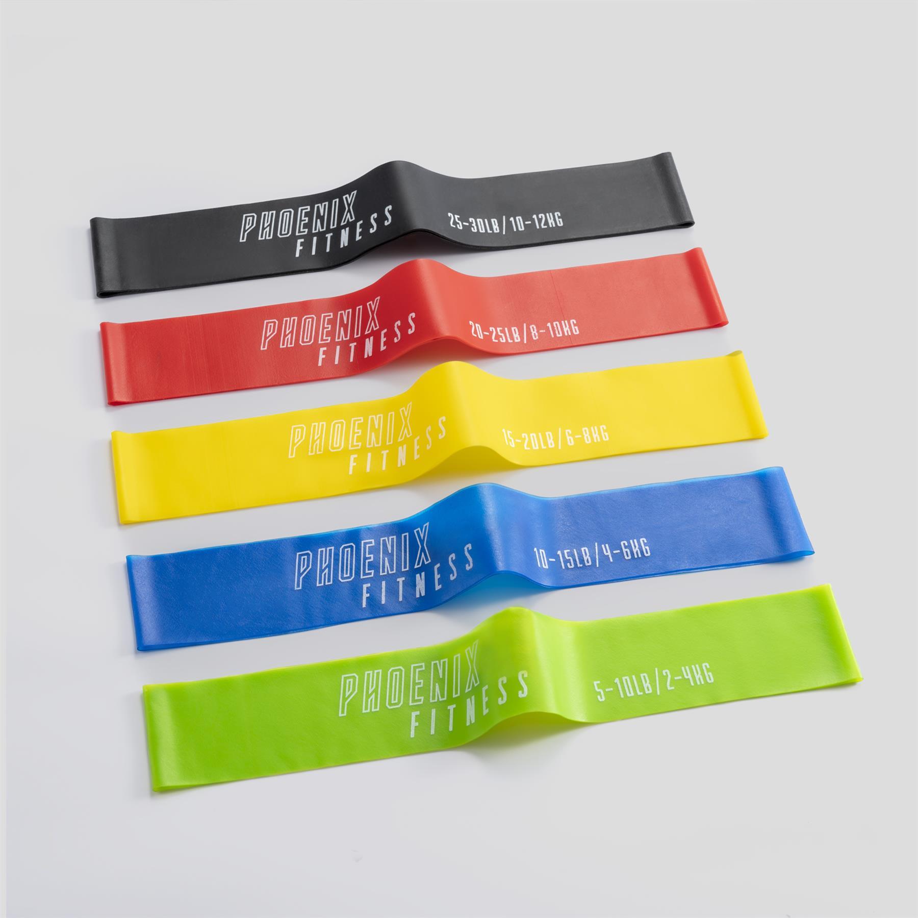 PHOENIX FITNESS Phoenix Fitness Resistance Bands - Multi-coloured