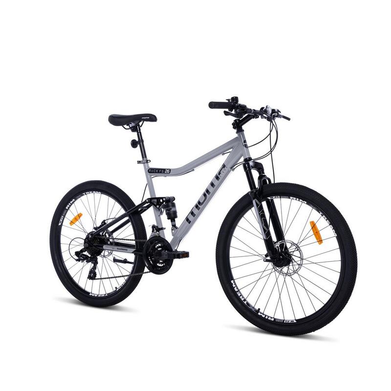ROCK 26" FS MTB, , SHIMANO complet 21 viteze, frâne pe disc, suspensie completă