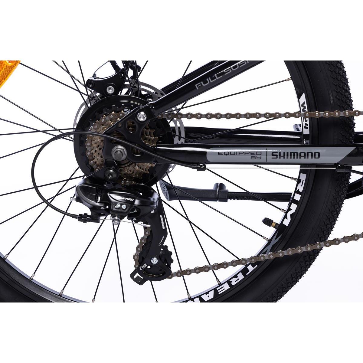 ROCK 24" FS dziecięcy, SHIMANO 21 biegów, hamulce tarczowe, full 3/11
