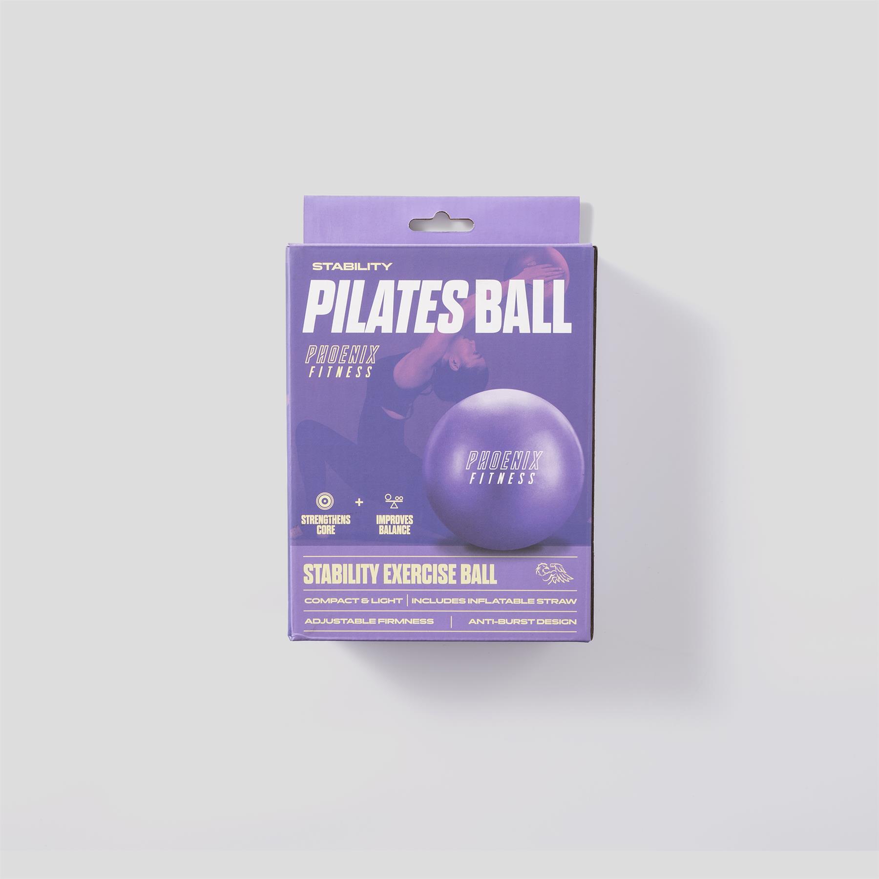 Phoenix Fitness 23cm Soft Pilates Ball  - Purple 4/6