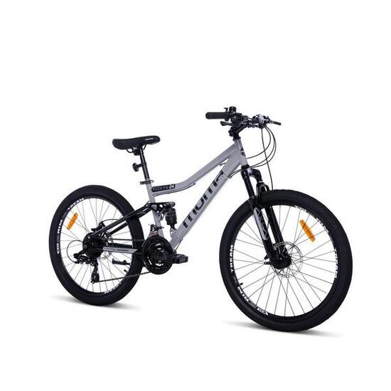 Vélo VTT Junior, ROCK FS 24", SHIMANO 21v, freins a disques & Full Supension