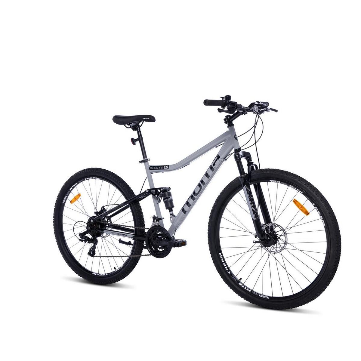 MOMA BIKES MTB Fahrrad ROCK 29“ FS, SHIMANO 21 Gang, Scheibenbremsen, Doppelfederung