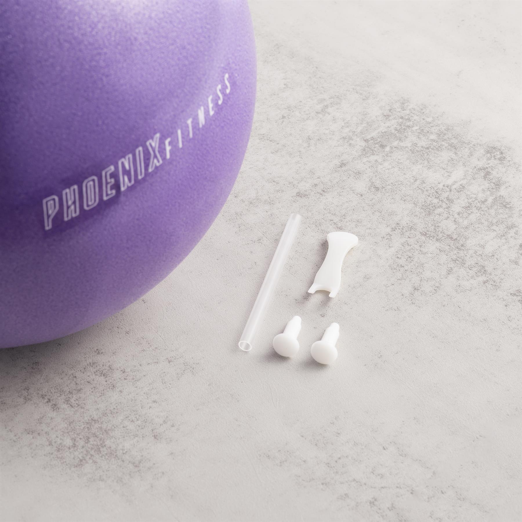 Phoenix Fitness 23cm Soft Pilates Ball  - Purple 6/6