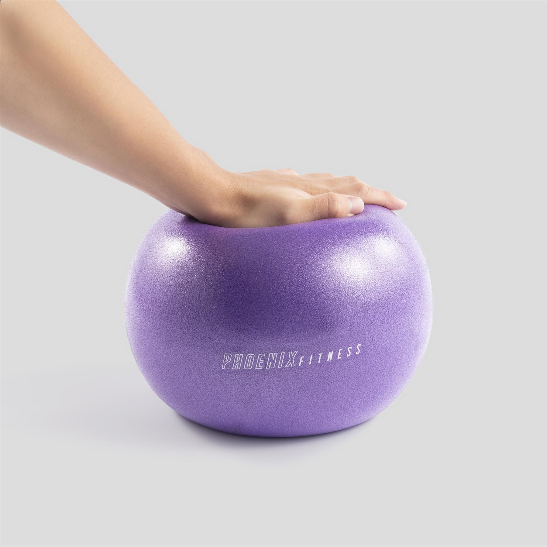 Phoenix Fitness 23cm Soft Pilates Ball  - Purple 3/6