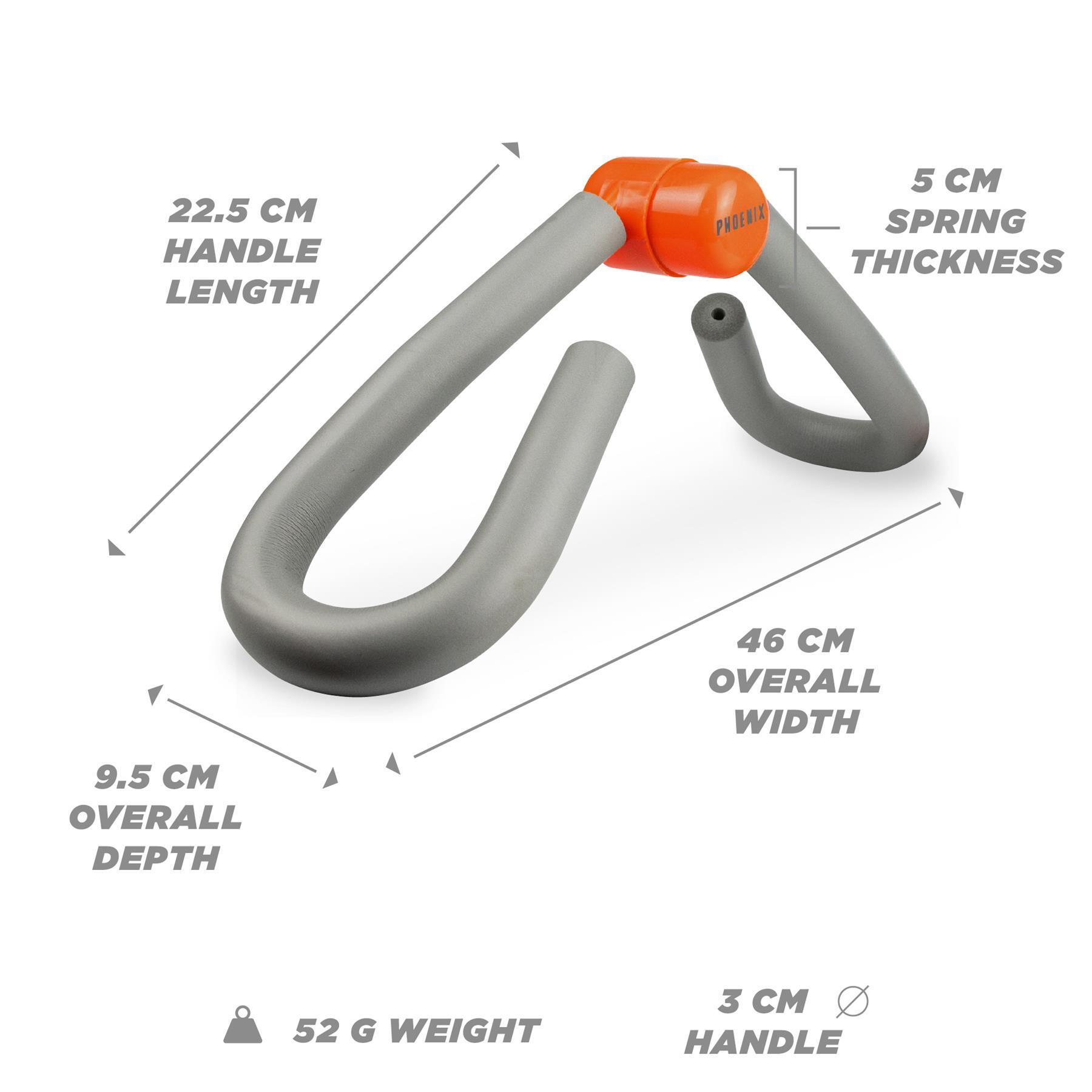Tonificatore per cosce, grigio-arancione 6/7