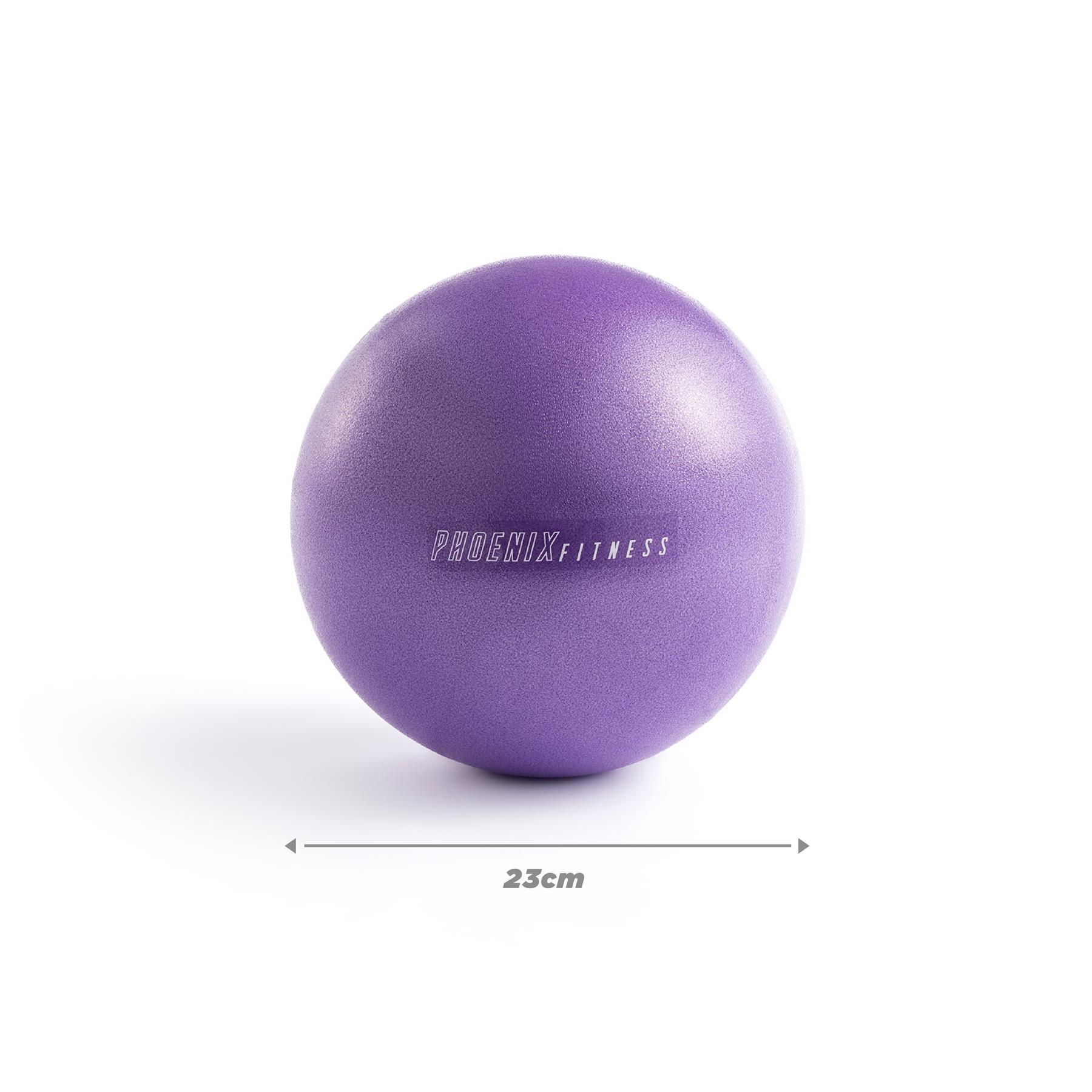 Phoenix Fitness 23cm Soft Pilates Ball  - Purple 5/6