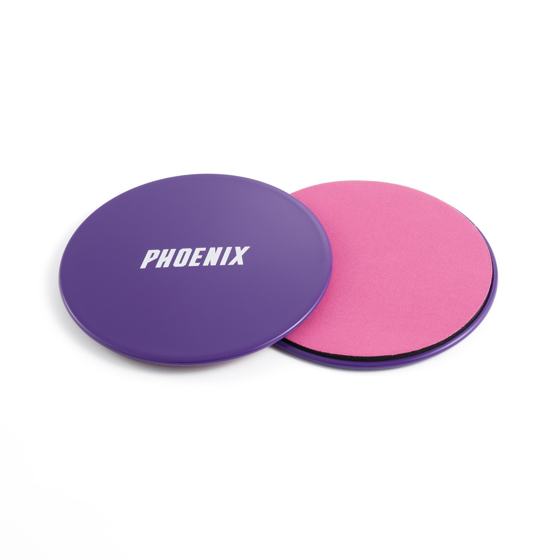 PHOENIX FITNESS Phoenix Fitness Dual-Sided Gliding Discs - Pink