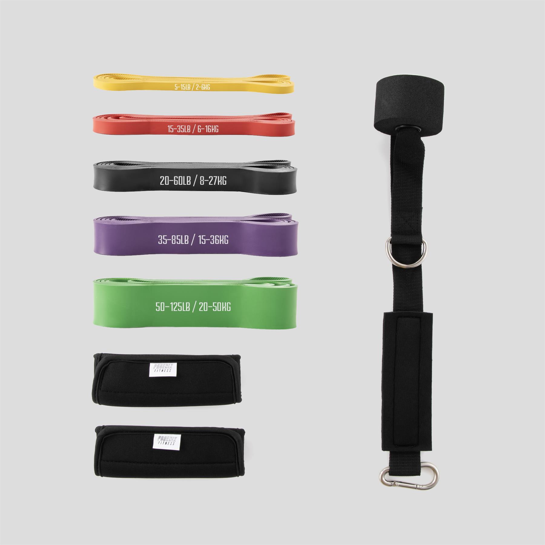 Phoenix Fitness Pull Up Bands Set - Standard 7/7