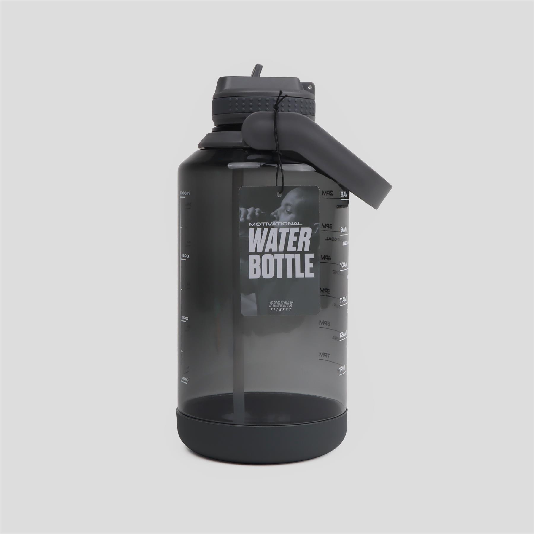 Phoenix Fitness 2 Litre Motivational Water Bottle with Straw - Slate 7/7