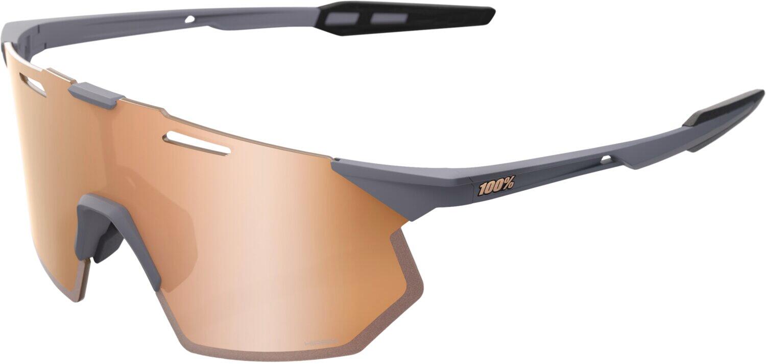 100% Occhiali Hypercraft SQ - Soft Tact Grey - HiPER Copper Mirror Lens