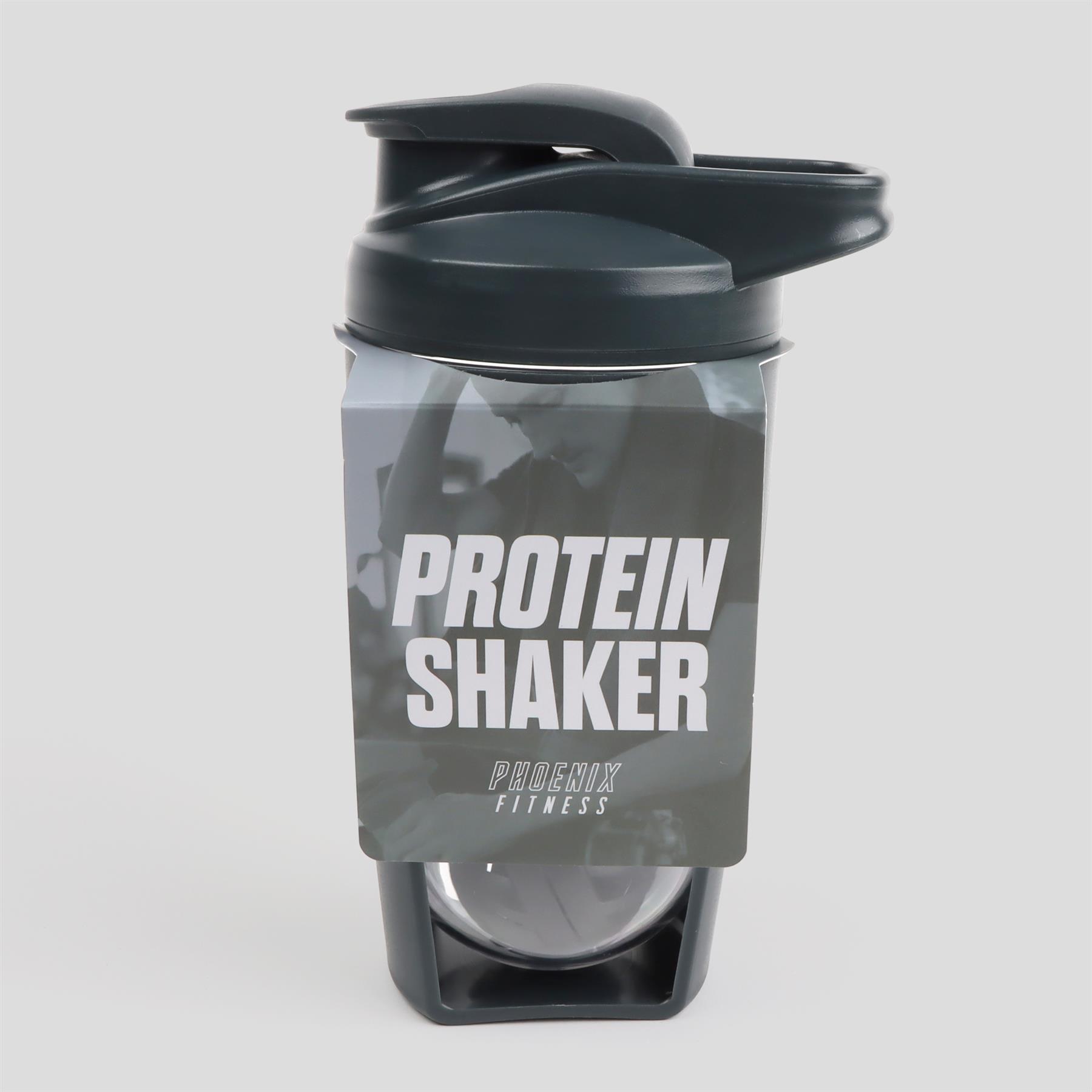 Phoenix Fitness 600ml Protein Shaker Bottle - Slate 7/7