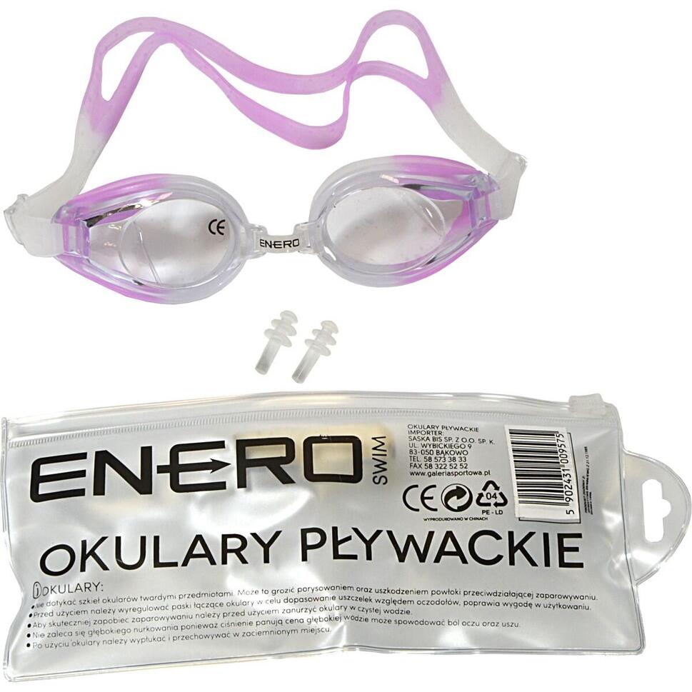 Okularki pływackie z zatyczkami do uszu Enero