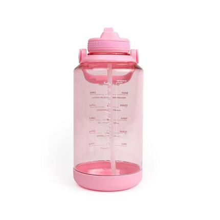 Gourde rose 2 litres pour la motivation fitness