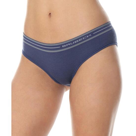 Majtki hipster z wełną merino damskie Brubeck ACTIVE WOOL