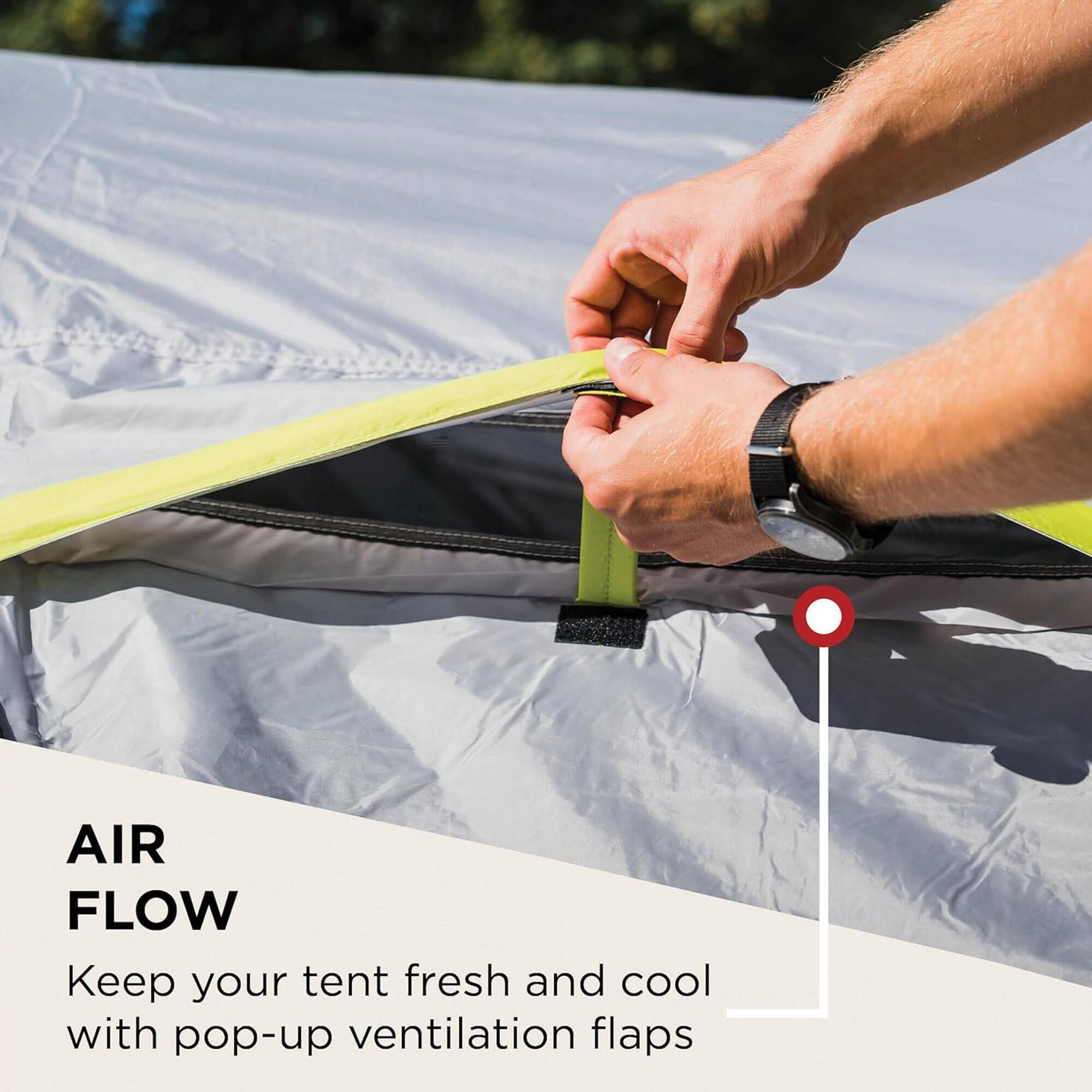 2-Person Darwin Camping & Hiking Tent, Compact, Lightweight & Easy Setup, Green -  5
