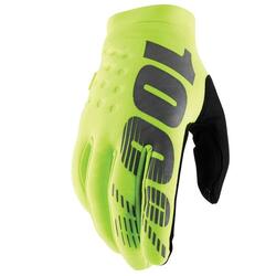 Gants vélo adulte Brisker jaune