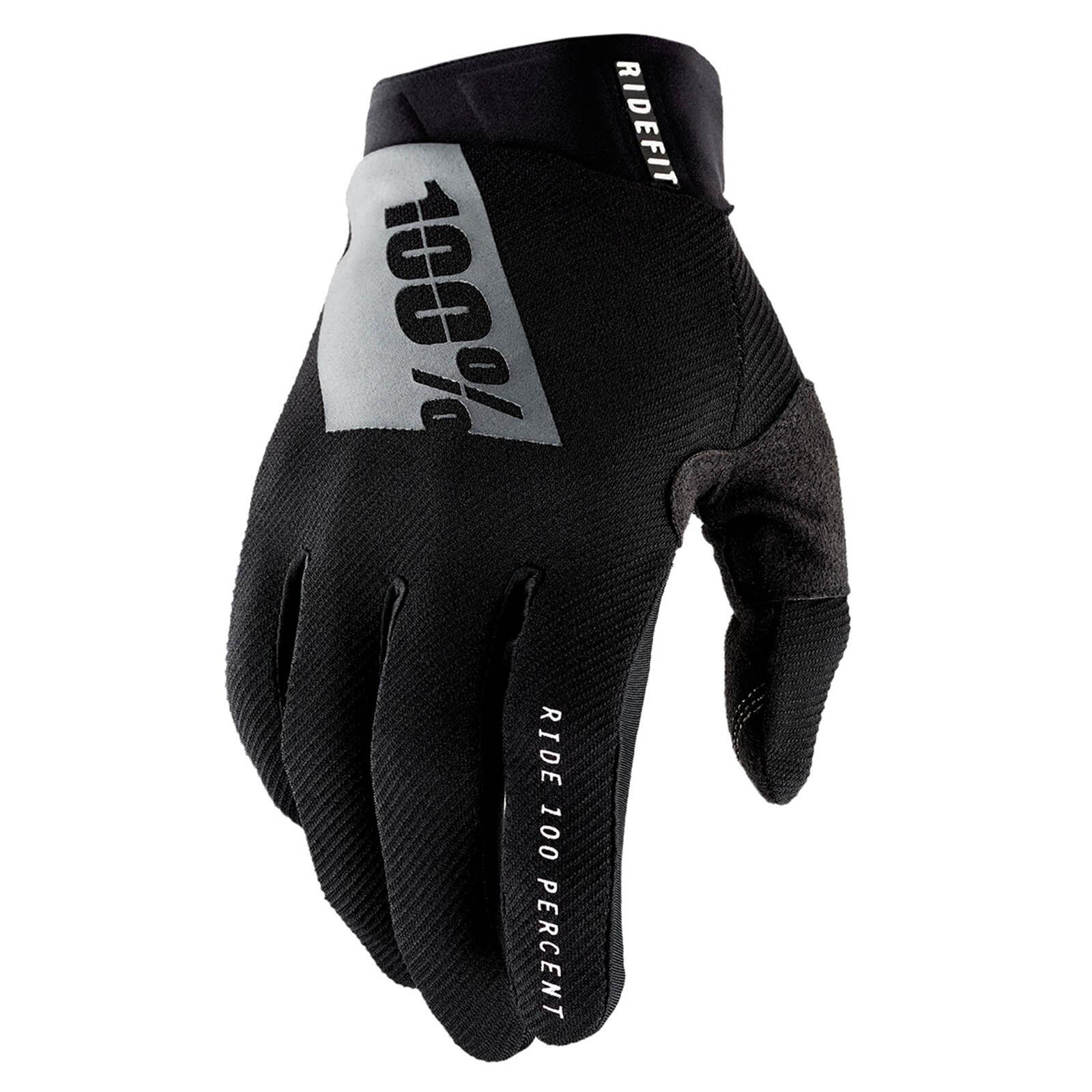 100% - Gants Ridefit - Black/white - Gants - Noir - 11 - Decathlon