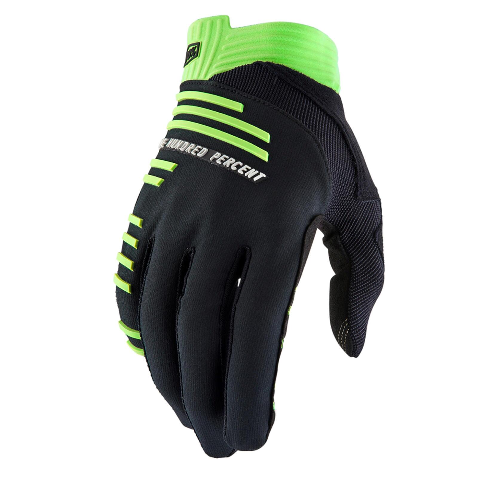 100% R-Core Handschoenen - zwart/lime